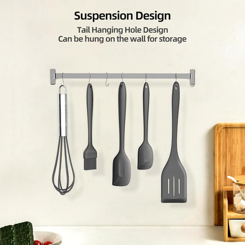 Juego De 5 Espátulas De Silicona Antiadherentes Para Cocina