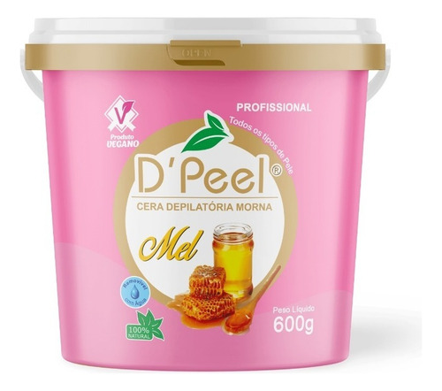 Cera Depilatória Micro-ondas Dpeel 600g Escolher Fragrâncias