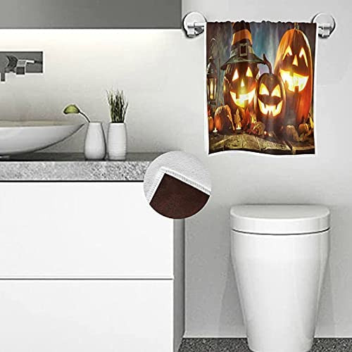 Kocoart Halloween Linterna Cocina Plato Toalla De