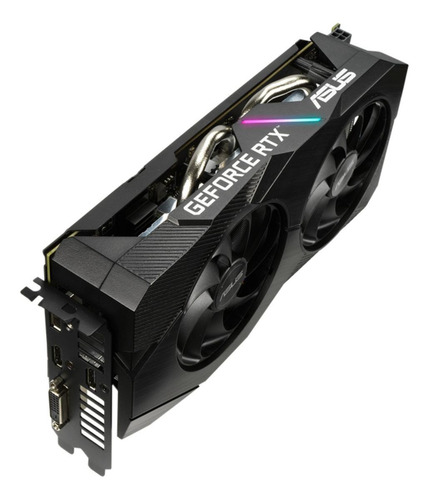 Imagen 2 de 4 de Tarjeta de video Nvidia Asus Dual GeForce RTX 20 Series RTX 2060 DUAL-RTX2060-A6G-EVO Advanced Edition 6GB