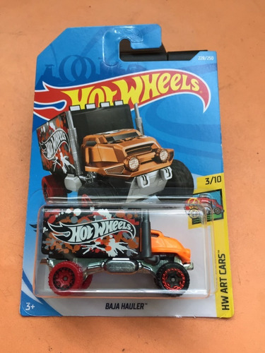 2019 Hot Wheels Baja Hauler- Negro Y Naranja - 03_recs