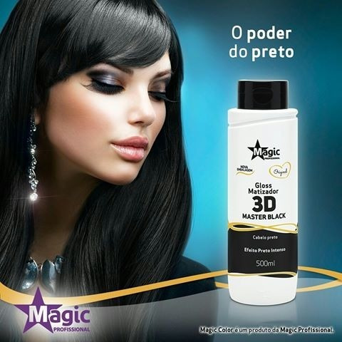 Magic Color Matizador 3d Gloss Master Black 500ml # Preto | Parcelamento  sem juros