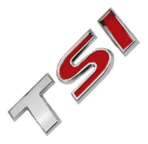 Emblema Tsi Vw Jeta Golf Tiguan Passat Cromado Adesivo 8x2.5