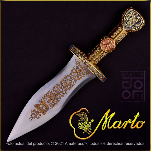 Imagen 2 de 10 de Daga Romana Pugio Gladius Gladiador Marto Toledo Cuchillo