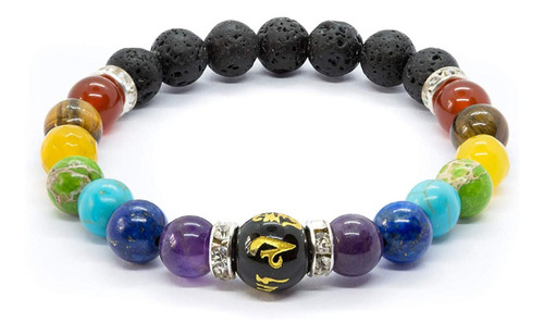 Pulsera 7 Chakras Mantra Tibetano