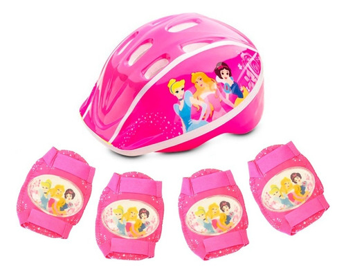 Kit de protección Princess para patines y patines de bicicleta Multikids