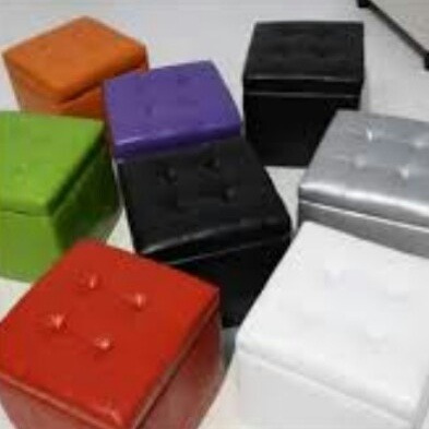 Puff Baul 40 X 40 Todos Los Colores