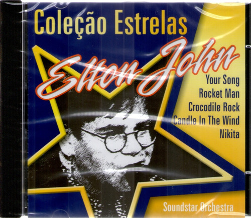 Cd Coleção Estrela Elton John - Soundstar Orchestra -lacr.!