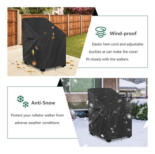 Funda Para Rollator De 4 Ruedas,funda Impermeable Y