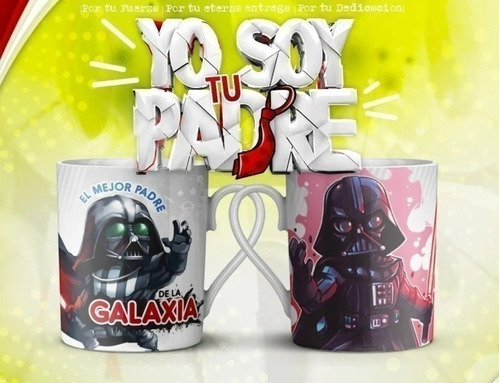 Plantillas Sublimación Tazas Día Del Padre / Yo Soy Tu Padre