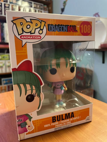 Funko Pop Bulma 108 Dragon Ball Rara Original Con Detalle