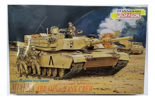 Modelo A Escala P/armar Maqueta M1a1-ha Abrams C/tripulacion