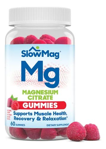 Gomitas De Citrato De Magnesio Slowmag Apoyan Los Músculos E