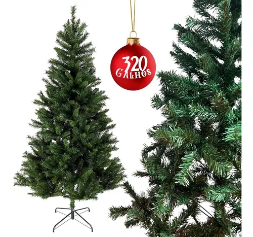 Arvore de Natal Furtacor Shine 1,80m 320 Galhos Premium