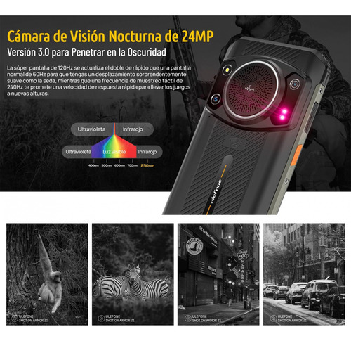 Ulefone Armor 21 Con Cámara Frontal De 16mp Y Android 13