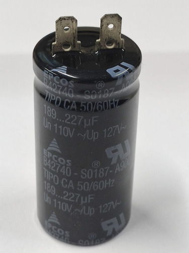 Capacitor Eletrolítico Mini 189 -227 Uf  110v Marca Epcos