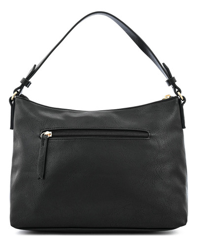 Cartera Corte Oval Mediana Rustique Negro