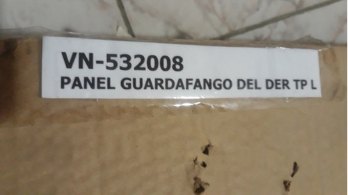 Panel Guardafango Delantero Derecho Turpial Lx 