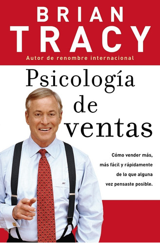 Libro, Psicología De Ventas De Brian Tracy.