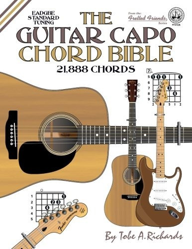 Book : The Guitar Capo Chord Bible Eadgbe Standard Tuning...