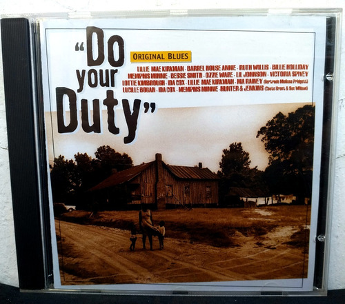 Varios Blues - Do Your Duty - Cd Canada Año 1995