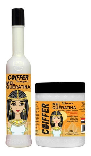 Imagem 1 de 5 de Kit Mel E Queratina Coiffer 2 Unidades