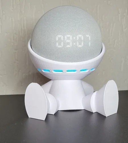 Suporte Stand De Mesa Alexa Smart Echo Dot 4 Robô Astronauta