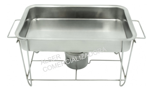 Chafer Buffet Buffetera Rectangular De Acero Inoxidable