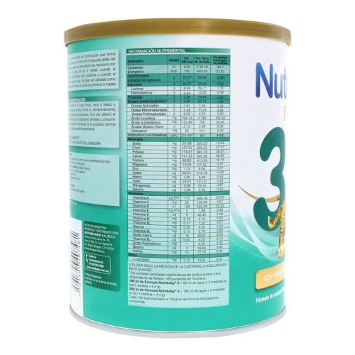 Imagen 2 de 2 de Leche De Fórmula En Polvo Nutribaby 3 En Lata De 900g