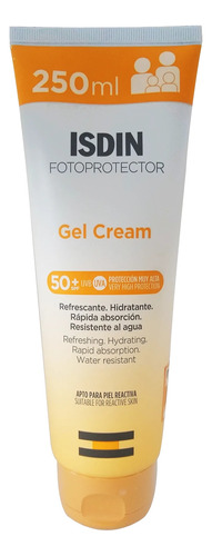 Isdin Fotoprotector Gel Cream 250ml Spf50+ Protector Solar