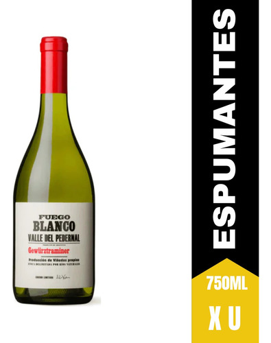 Vino Fuego Blanco Gewurztraminer 750ml Zetta Bebidas