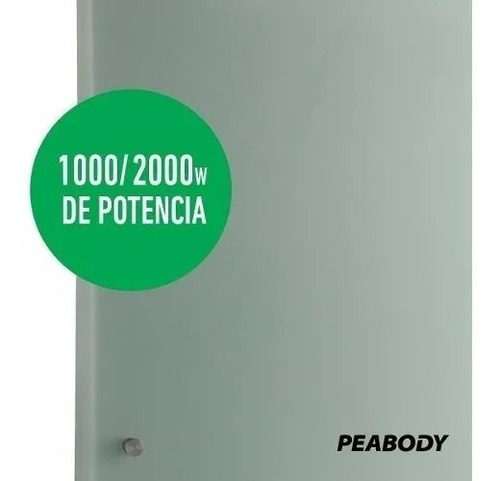 Panel Calefactor Eléctrico Peabody Pe-vqm20 Rojo 220v P2