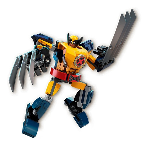 Lego® Marvel - Armadura Robótica De Wolverine (76202) Cantidad de piezas 141