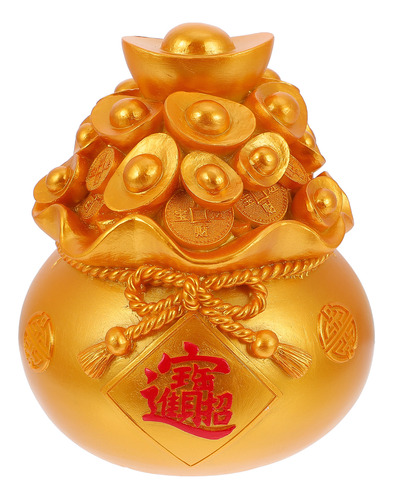 Moneda China De Lingotes Dorados Con Forma De Bolsa De La Su