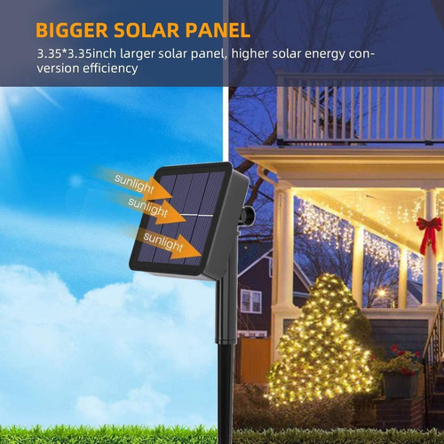 Pack De 6 Luces Led Solares Para Exteriores 300 Leds