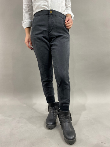 Pantalón Marca  Rapsodia  Gris (talla S) Con Uso Visible