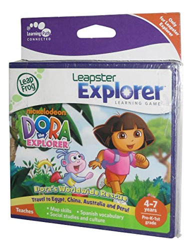 Dora La Exploradora Leapfrog Leapster Explorer Juego De Apre