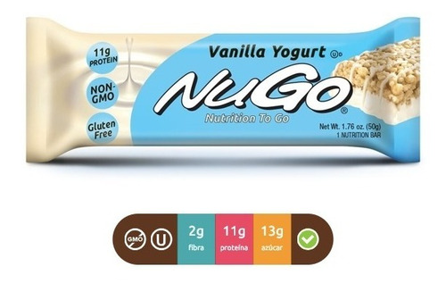 Barrita Nugo Family Vainilla Yogurt Deliciosas Y Nutritivas
