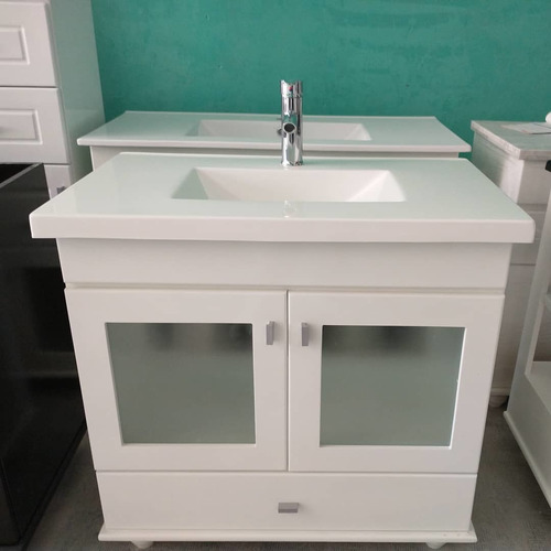 Imagen 3 de 10 de Vanitory Laqueado De 80 Cms, Con Mesada