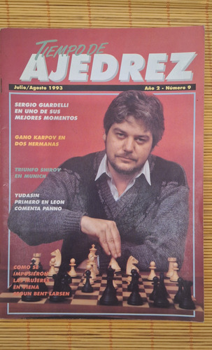 Revista Tiempo De Ajedrez (1993), Tapa Sergio Giardelli