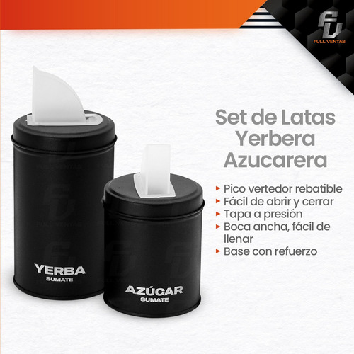 Set Equipo Matero Termo Mate Algarrobo Latas Sumate Bombilla Plateado | Madera