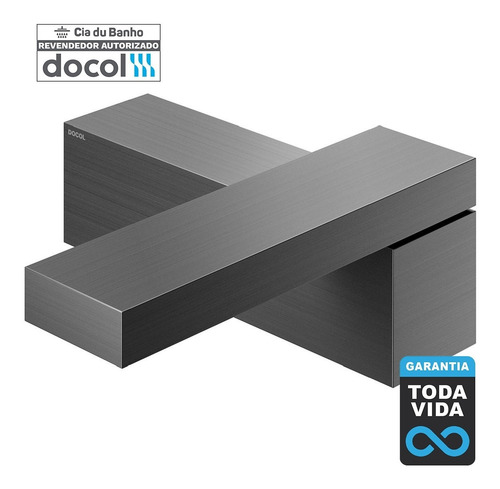 Torneira De Mesa Para Banheiro Docol Giro Grafite Escovado