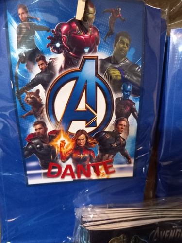 Imagen 3 de 6 de Pack Sorpresitas Avengers Súper Héroes Personalizadas