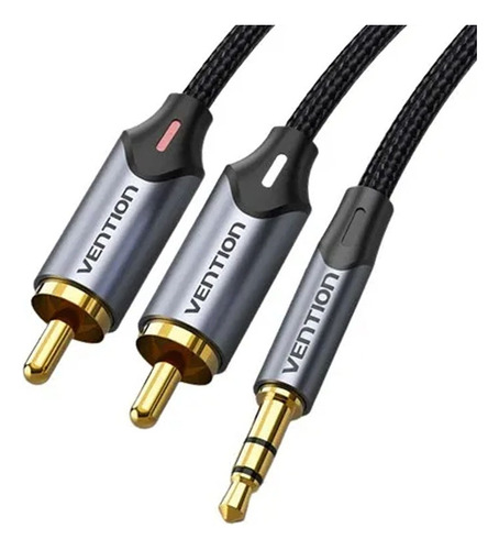 Mp3 Cable 3.5mm Trs Stereo Dorado 2 Rca (5m) Pc Mp3 Tv Cine