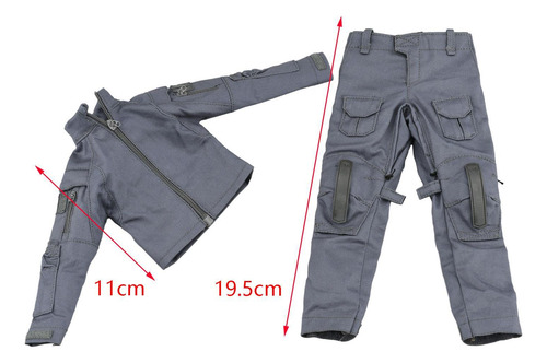 Uniforme A Escala 1/6, Ropa De Muñeca Hecha A Mano, Modelo
