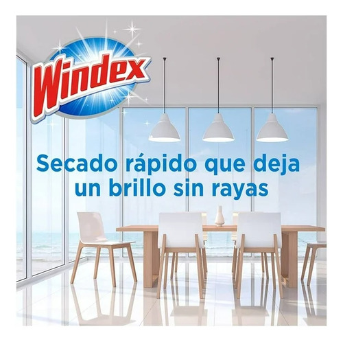 Limpiador Líquido Windex Original 640 Ml