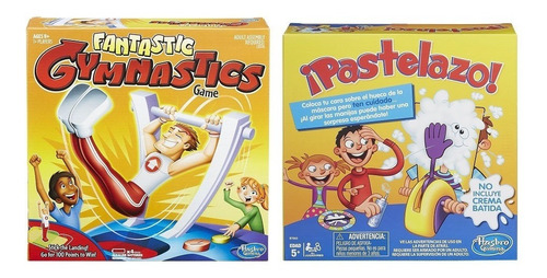 Juego De Mesa Pastelazo Y Super Gimnasta Botella Challenge