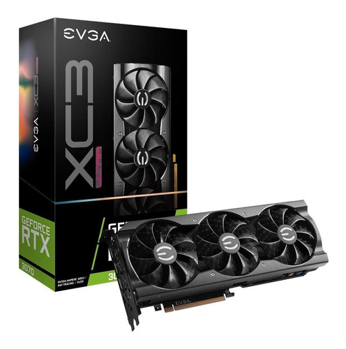 Placa de vídeo Nvidia Evga  XC Gaming GeForce RTX 30 Series RTX 3070 08G-P5-3755-KR 8GB