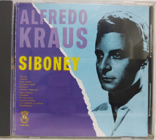 Alfredo Kraus  Siboney Cd Canada