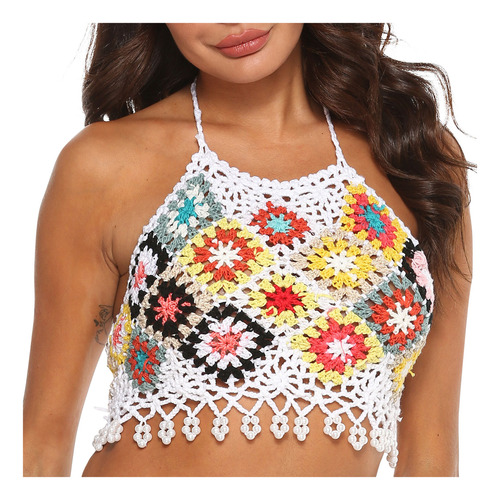 Top Extragrande Con Tirantes Y Tirantes Para Mujer Con Borla